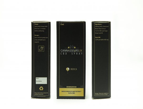 15ml Indica CBD Oil Spray