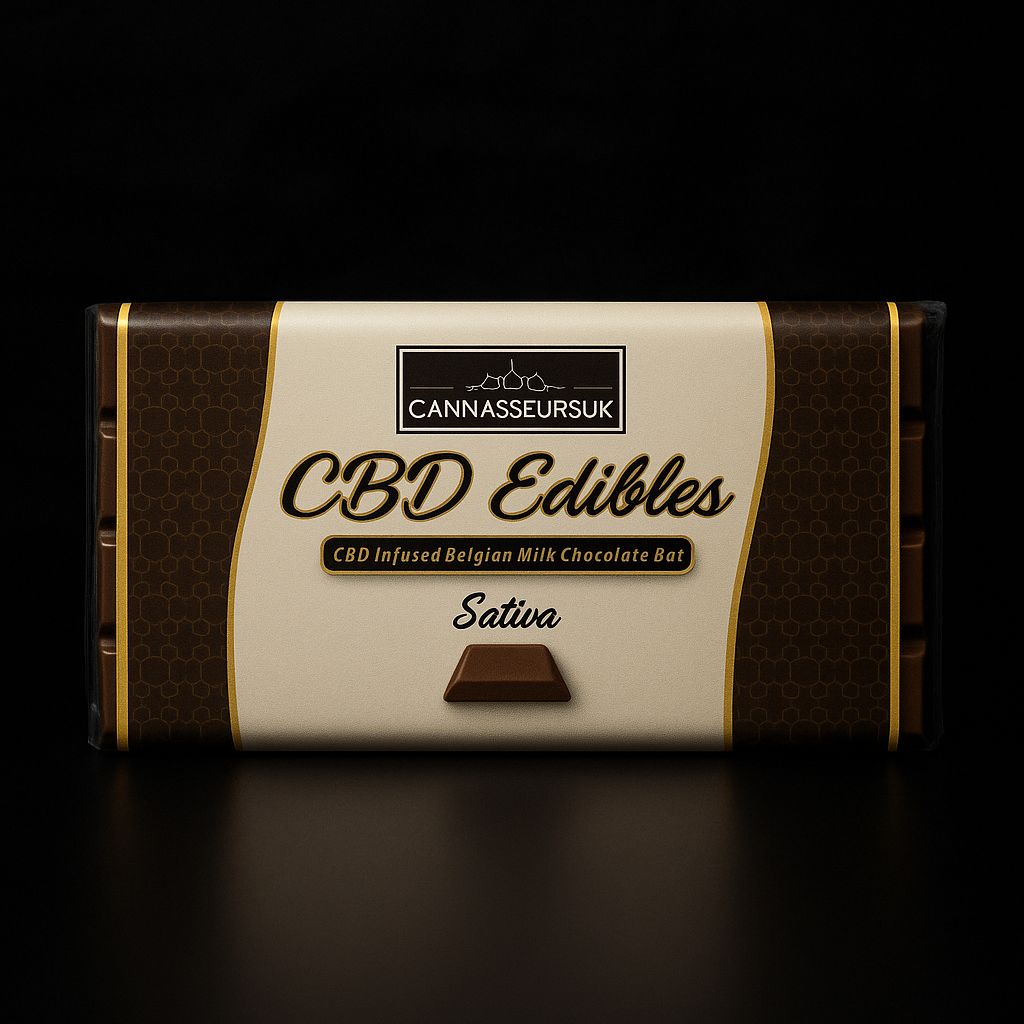 100gr Premium CBD Belgian Chocolate Bar [Sativa]