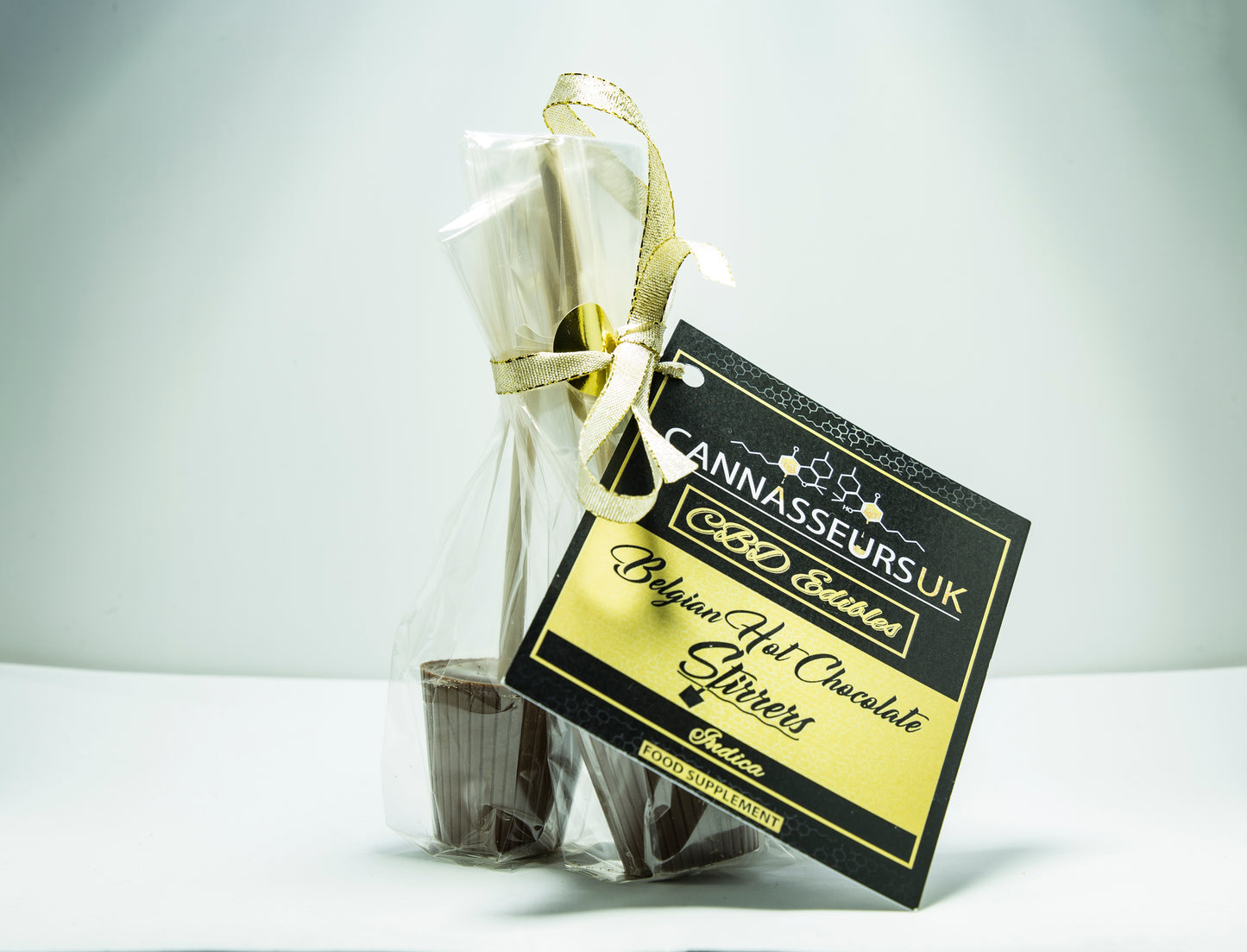 CBD Premium Belgian Hot Chocolate Stirrers [Indica]