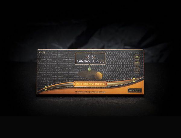 40gr Premium CBD Belgian Chocolate Bar [Indica]